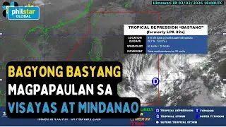 PAGASA Weather Update: Bagyong Basyang magpapaulan sa Mindanao at Visayas