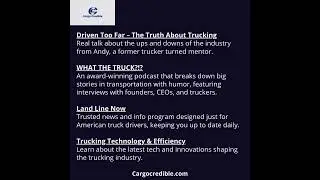 Top Podcasts and YouTube Channels Every Trucker Should Follow in 2025