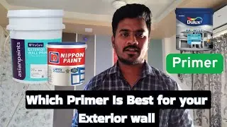 Which primer is best for your exterior wall #asianpaints #nippon #dulux 