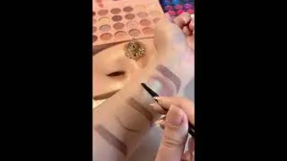 Eye makeup on hand step by step||arm makeup|| makeup art  | Mehsim Creations