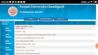 PU CET 2022 RESULT UPDATE