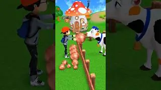 Nicks & Cow so funny 🤣 Onion 🧅 217 #funny #scaryteacher3d #cartoon #shorts