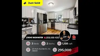 Just Sold this listing Address: 20 Park Ave Unit # , Berlin, NJ, 08009