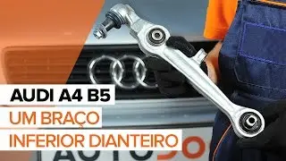 Como substituir um braço inferior dianteiro no AUDI A4 B5 [TUTORIAL]