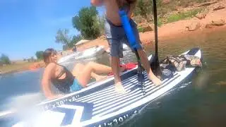 Paddleboarding up at horsetooth today!!