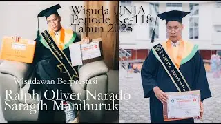 Wisuda UNJA Periode Ke-118 Tahun 2025, Ralph Oliver Narado Saragih   Terima Penghargaan Berprestasi