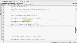 CSI3203 Lab 1 Creating a menu system in Java