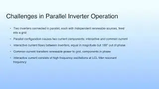 Challenges in Parallel Inverter Operation | Lecture 49 Docker Container - Demo