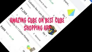 Best cube app of shopping and some more amazing cube