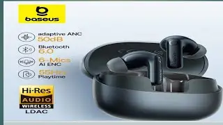 Baseus EP10 Pro ANC Earbuds Review | Bluetooth 6.0 Hi-Res LDAC Noise Cancelling | AliExpress