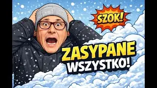 Zima sparaliżowała Mazowsze! Gigantyczne opady śniegu i chaos na drogach