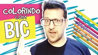 DÁ PRA PINTAR COM CANETA BIC ESFEROGRÁFICA COLORIDA?