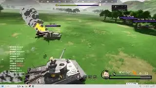 【panzer girls】- UE5 AI battle 15 VS 15 - GPU Stress Test