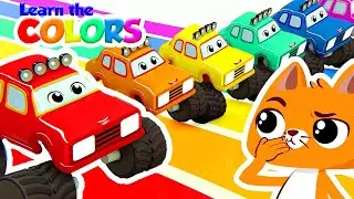 Magic Monster Trucks & Jungle Rescue! 🚗🌈 | Learning Colors + Eco-Race Adventure | Kids Cartoon