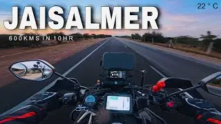 DELHI TO JAISALMER | RAJASTHAN RIDE | HONDA NX200 NON-STOP RIDE 