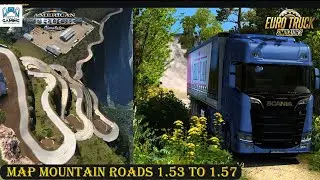Mountain Roads Extreme Map 1.53 to 1.57 ATS and ETS2