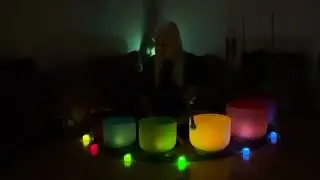 5 minute Zen Meditation Room Soothing Calming Crystal Singing Bowls Vibration Sound Bath Healing