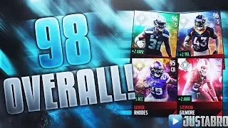 98 OVERALL!!!! Highest Overall Team In Madden Mobile 17!