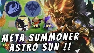 HARDEST COMMANDER NOW !! BUSS SKILL 3 OP META SUMMONER COMBO !! MAGIC CHESS MOBILE LEGENDS