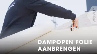 Dampopen folie aanbrengen | Waterkerende folie voor dak en gevel