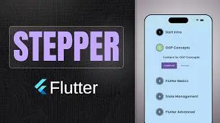 Stepper x Timeline widget | Flutter