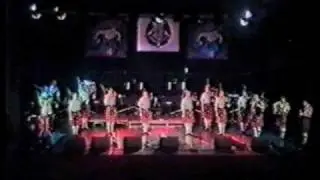 Victoria Police Pipe Band - Top Deck in Perth