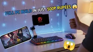 Mini PC Build In Mobile Setap Under 500₹ 😱 | How To Play Free Fire 🔥 Keyboard and mouse 