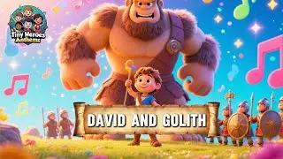 🛡️ David and Goliath | Bible Story Song for Kids | Christian Kids Music | Tiny Heroes Anthems