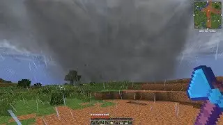 THE PERFECT TORNADO | Minecraft Tornado Survival ~ S5E20 (Localized Weather Mod)