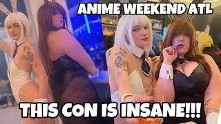 ANIME WEEKEND ATLANTA 2024 SATURDAY COSPLAY VLOG!!