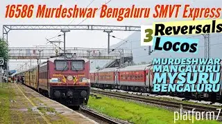 Train Journey | Murdeshwar to Bengaluru SMVT by 16586 Bengaluru Express via Mysuru in Sleeper Class