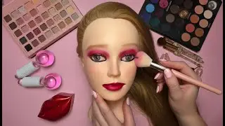 ASMR Makeup on Mannequin (no talking)