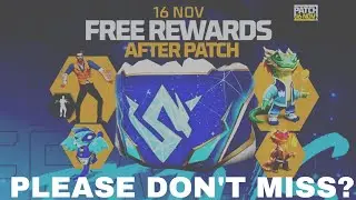 How to get ffws theme glo0wall skin and any rewards on 16 November patch Update?#ffInd #Clip #shorts
