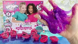 ASMR 10 Minutes PopPops Pets Poptropolis Carousel Oddly Satisfying Unboxing Toy Set