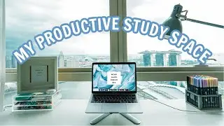 Productive Study Space + Desk Tour! *2020*