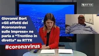 Intervista al nostro Presidente Giovanni Bort a &laquo;Trentino in diretta&raquo; su RTTR la Televisione