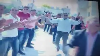 من زفة العريسين مؤيد وإياد ظاهر.     افراح أهالي ياصيد