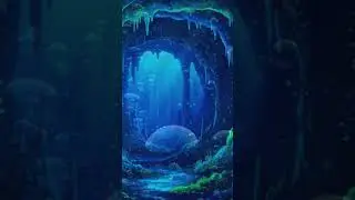 Healing Underwater Cave 🌊 | Brown Noise & Underwater Sounds for Mindfulness & Stress Relief