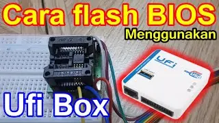 Repair Dead Laptop how to flash BIOS laptop via Ufi Box chip programer #service tutorial 9