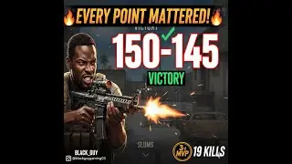 EVERY POINT MATTERED! 🔥 150-145 Slums Domination Clutch (19 Kills)