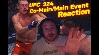 UFC 324 Co-Main/Main Event Reaction EYE POKES??