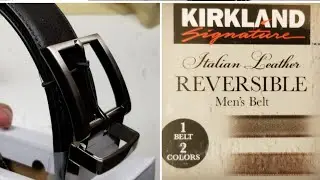 Costco! Men's Italian Reversible Leather Belt! REVIEW! Got it for $14.97