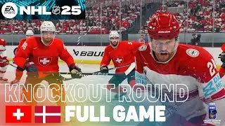 NHL 25 | 2025 IIHF World Championship | Switzerland - Denmark | Semi Final | Full Game Simulation