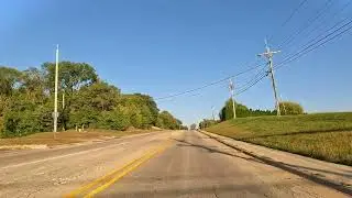 Warm September Afternoon Drive Down Samuelson Road - Rockford Illinois - Dashcam Gopro