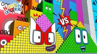 Numberblocks Challenge! 380 vs 420: Count to 20 MILLION! 🤩