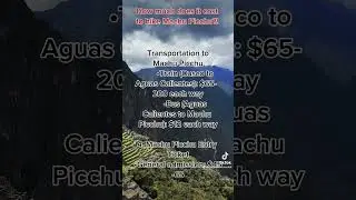 How much it cost to hike Machu Picchu #travel #traveldestinations #destinationguide #travelideas