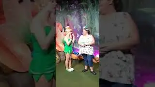 Princess Isabelle's 2019 September adventure to Disney World .. meeting Tinker Bell.