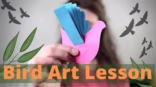 Art Lesson: Quick and Easy Bird (Lovely mindfulness activity)