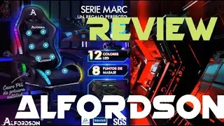 &reg;️ ALFORDSON Silla Gaming con RGB LED de 12 Colores y Masaje de 8 Puntos. Review
