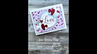 Easy Bee Builder Punch Card - Valentine or Wedding - Stampin' Up!&reg;️